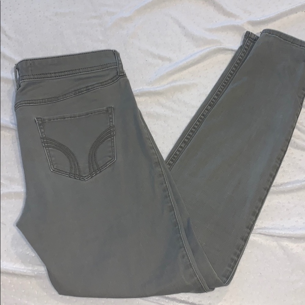 Hollister Green Skinny Jeans